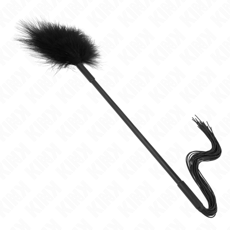 KINK - SILICONEN ZWIJP MET VEERJES OM MEE TE KITTELEN 47 CM