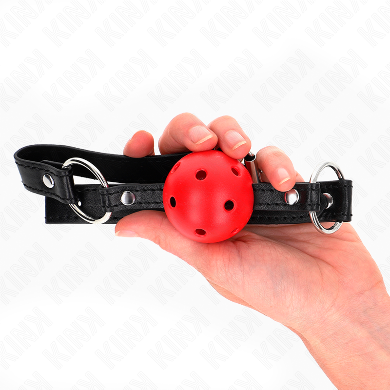 KINK - HOLLE HARD RODE BAL 4,5 CM KNEVEL MODEL 1 63,5 X 2 CM