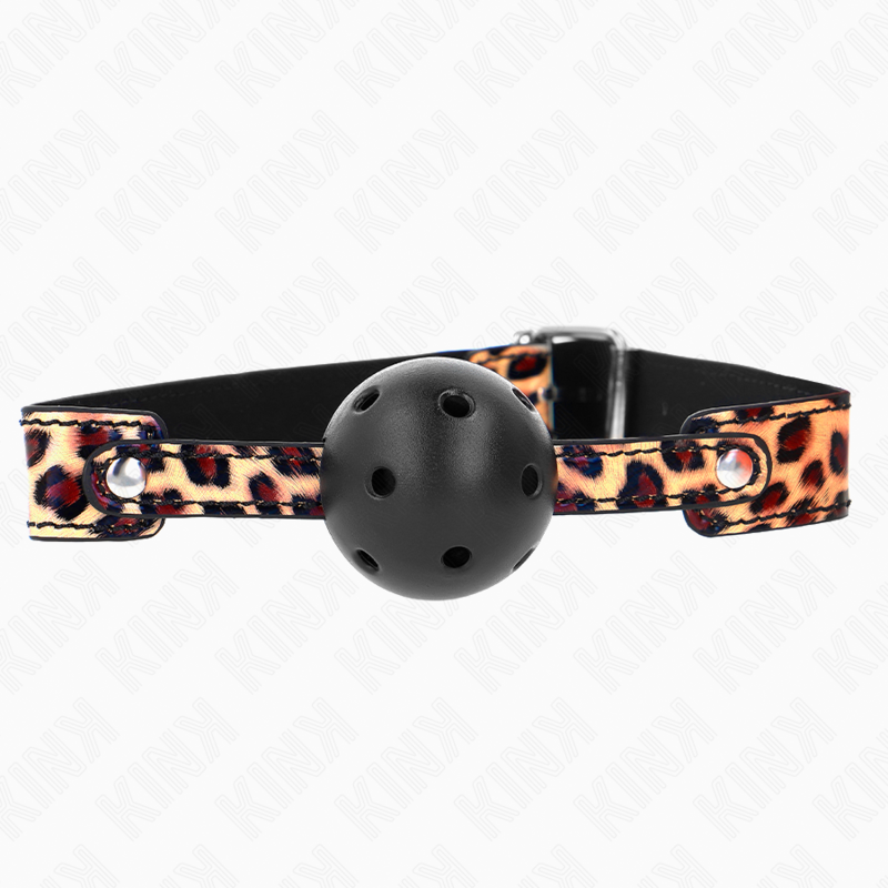 KINK - LEOPARD ADEMENDE BAL 4,5 CM KNEVEL 65 x 2,5 CM