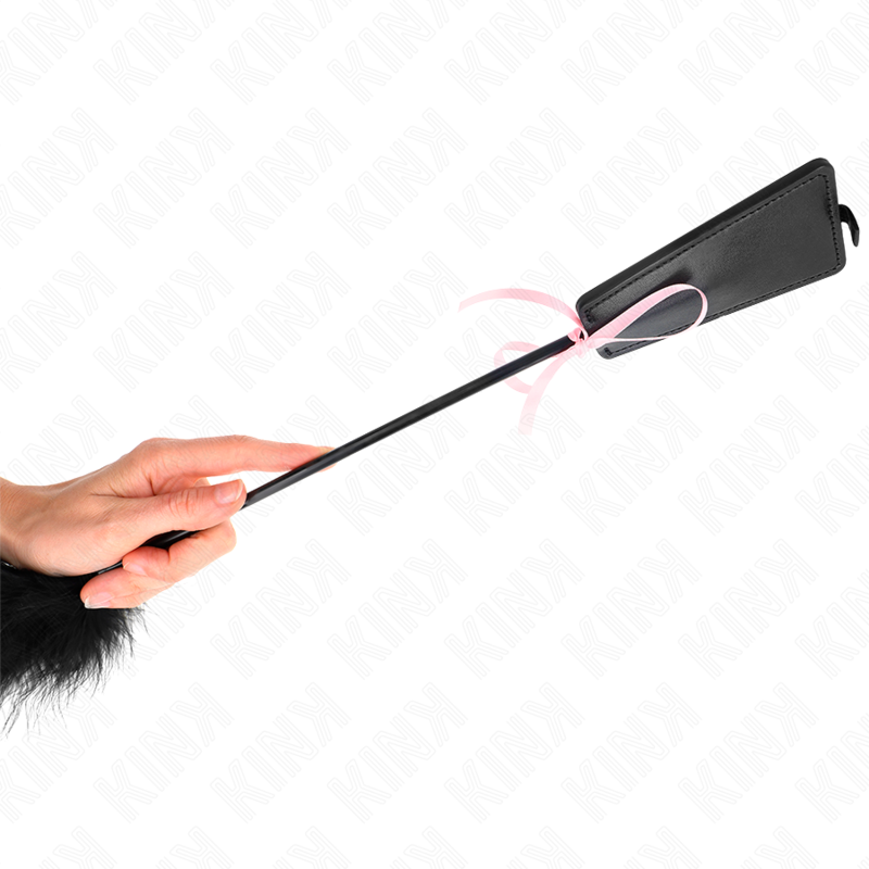 KINK – KNUFFEL VEER MET ROZE LINT STRIK 49 CM