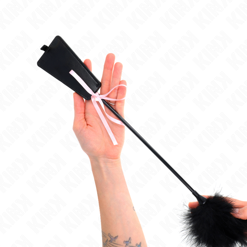 KINK – KNUFFEL VEER MET ROZE LINT STRIK 49 CM