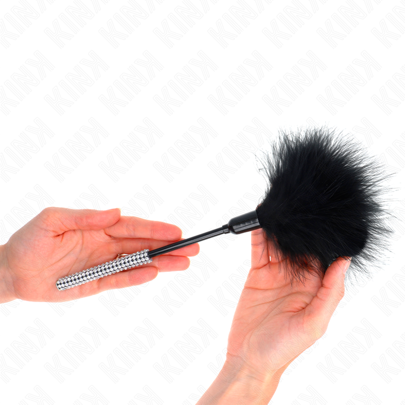 KINK - KRIEBELVEER MET STRASS HANDVAT 27 CM