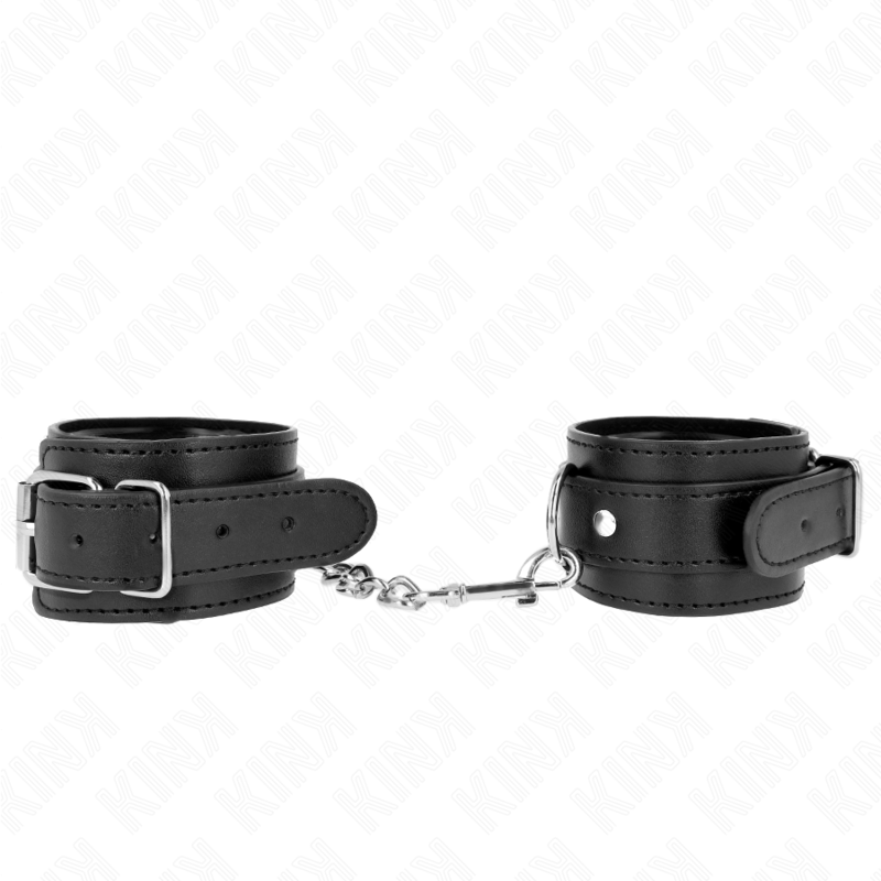 KINK - DUNNE POLSBANDJES ZWART VERSTELBAAR 21-33 CM