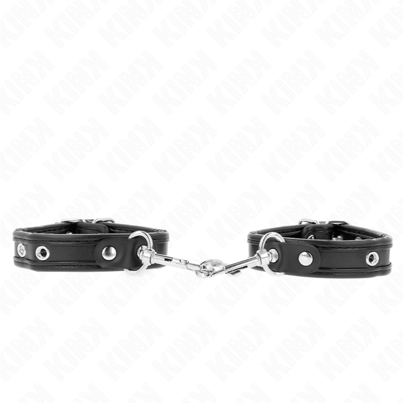 KINK - ZWARTE MINI ARMBANDEN MET STUDS VERSTELBAAR 16-22 CM X 2 CM