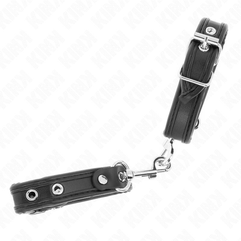 KINK - ZWARTE MINI ARMBANDEN MET STUDS VERSTELBAAR 16-22 CM X 2 CM