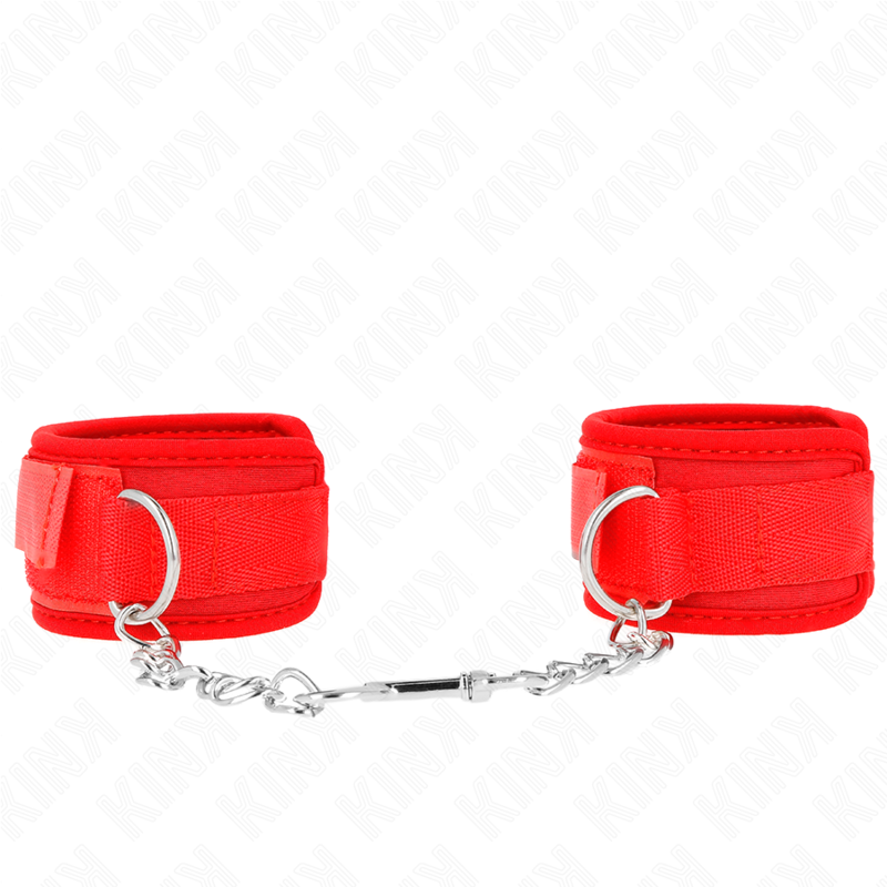 KINK - NEOPREEN POLSBANDEN ROOD 42 X 5 CM
