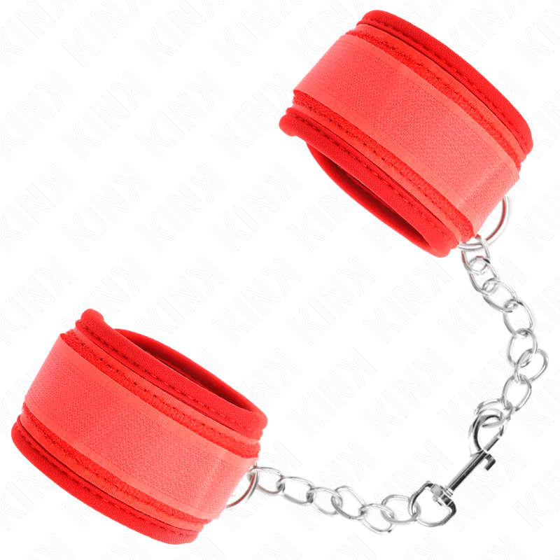 KINK - NEOPREEN POLSBANDEN ROOD 42 X 5 CM