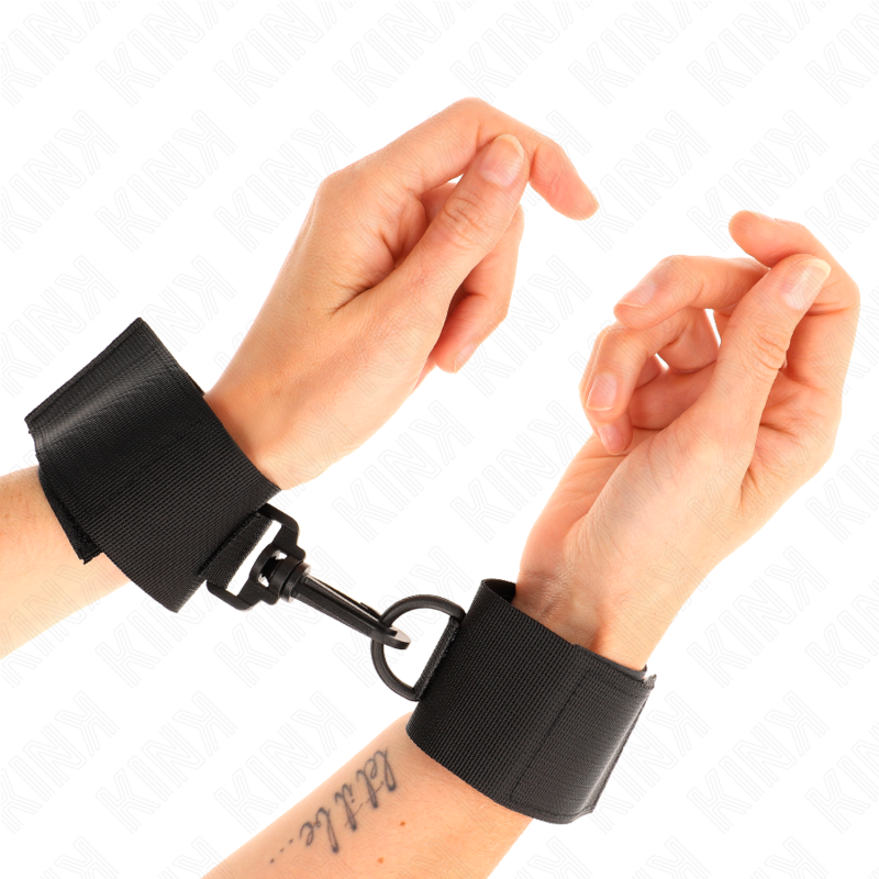 KINK - NYLON HANDBOEIEN ZWART