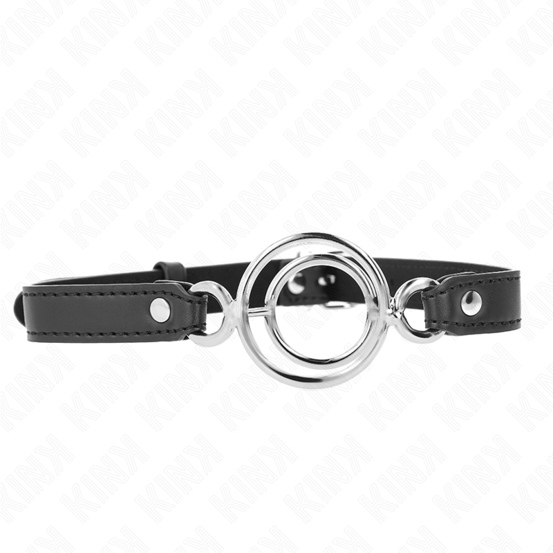 KINK – SPREIDRING MET MEERDERE O-RINGEN 5 CM ZWART 63 X 2,5 CM