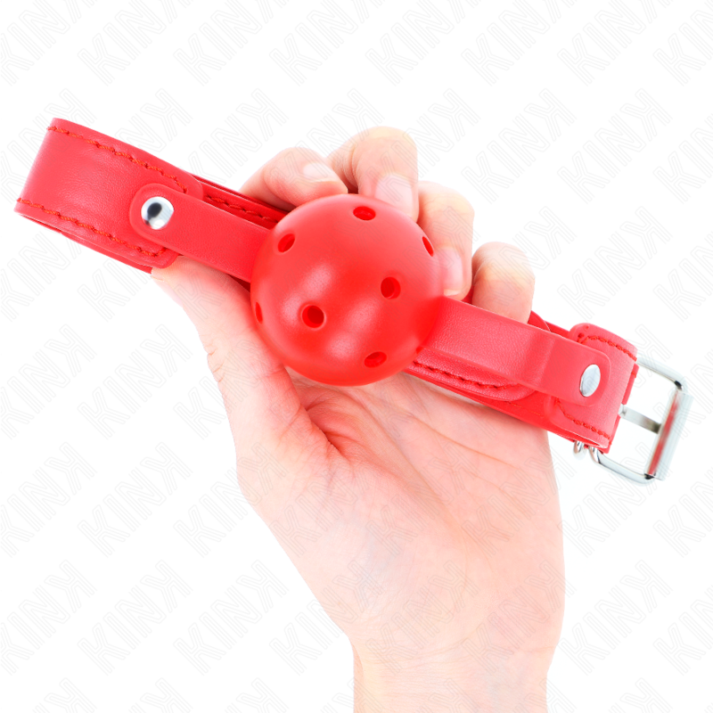 KINK - RODE ADEMENDE BAL 4.5 CM KNEVEL 65 x 2.5 CM