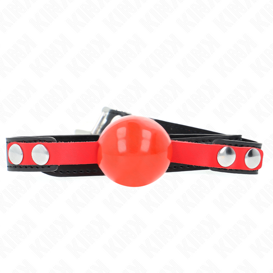 KINK - ZACHTE TPE BAL 4 CM GAG MODEL 4 60 x 2 CM VERSTELBAAR 37-52 CM