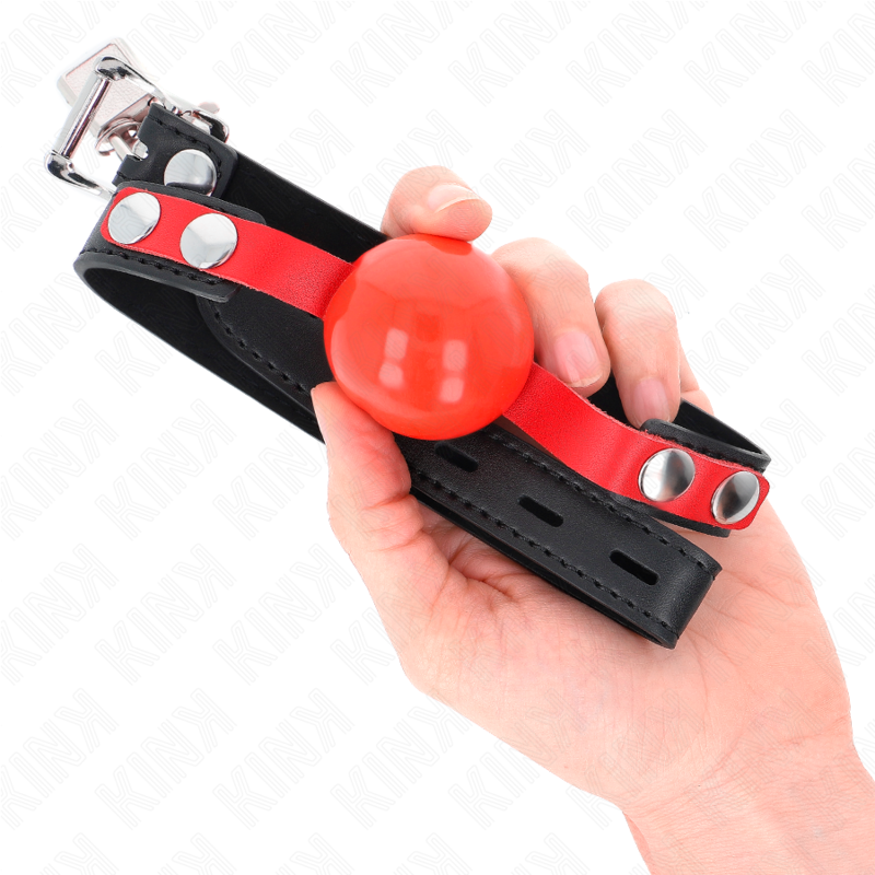 KINK - ZACHTE TPE BAL 4 CM GAG MODEL 4 60 x 2 CM VERSTELBAAR 37-52 CM