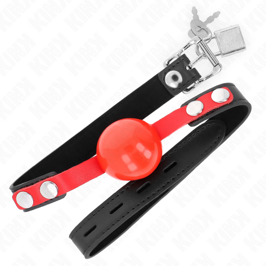 KINK - ZACHTE TPE BAL 4 CM GAG MODEL 4 60 x 2 CM VERSTELBAAR 37-52 CM