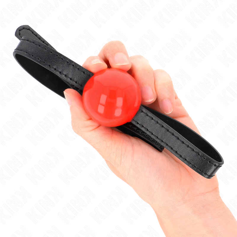 KINK - RODE ENKELE MASSAGEBAL 4 CM KNEVEL 65 x 1.5 CM