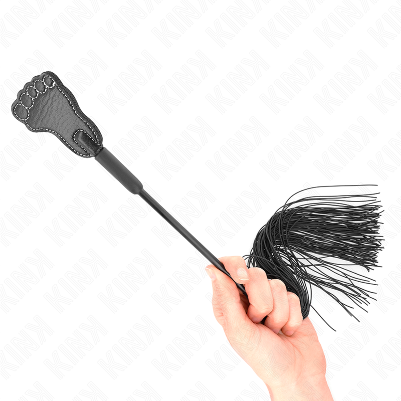KINK - VOETVORMIG SLAGZWAARD MET KWASTZWEEP 31 CM