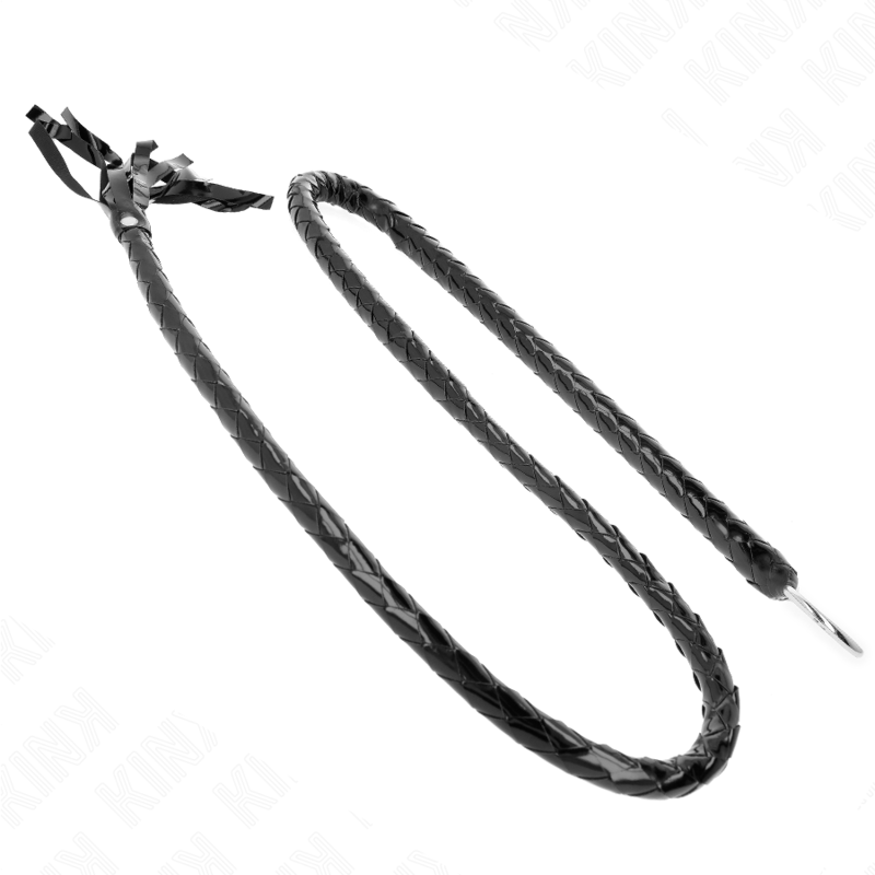 KINK - LANGE GLANZEND PVC ZWEEP 138 CM