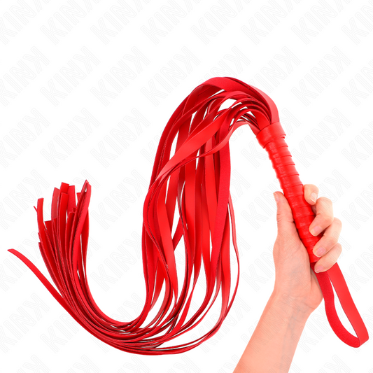 KINK - RODE KORTE ZWEEP MET LANGE STAART 70 CM