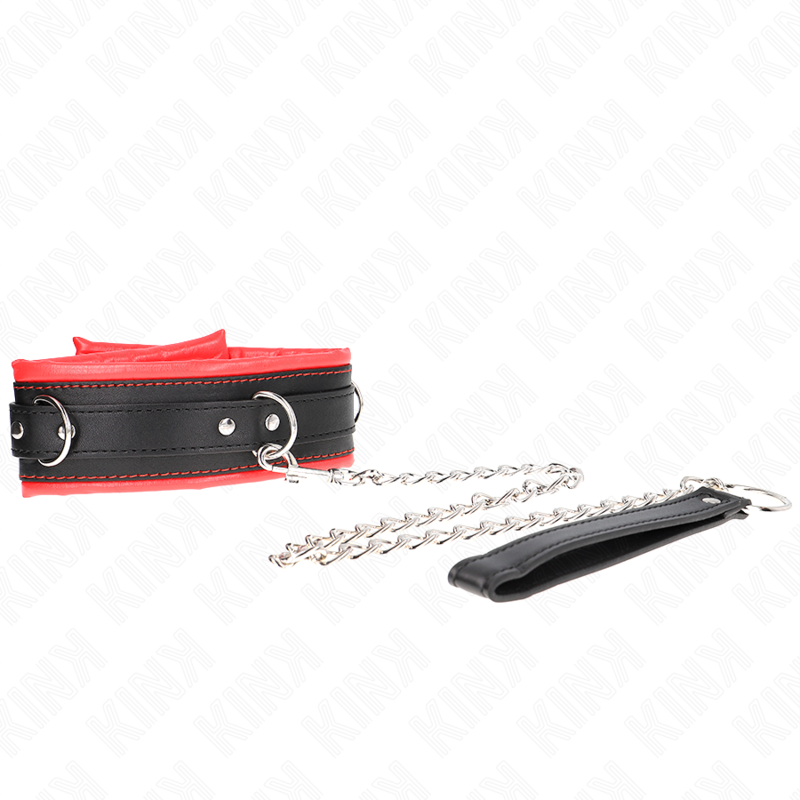 KINK - ZWARE KETTING MET RIEM 65 CM MODEL 3 VERSTELBAAR 36.5-50 CM