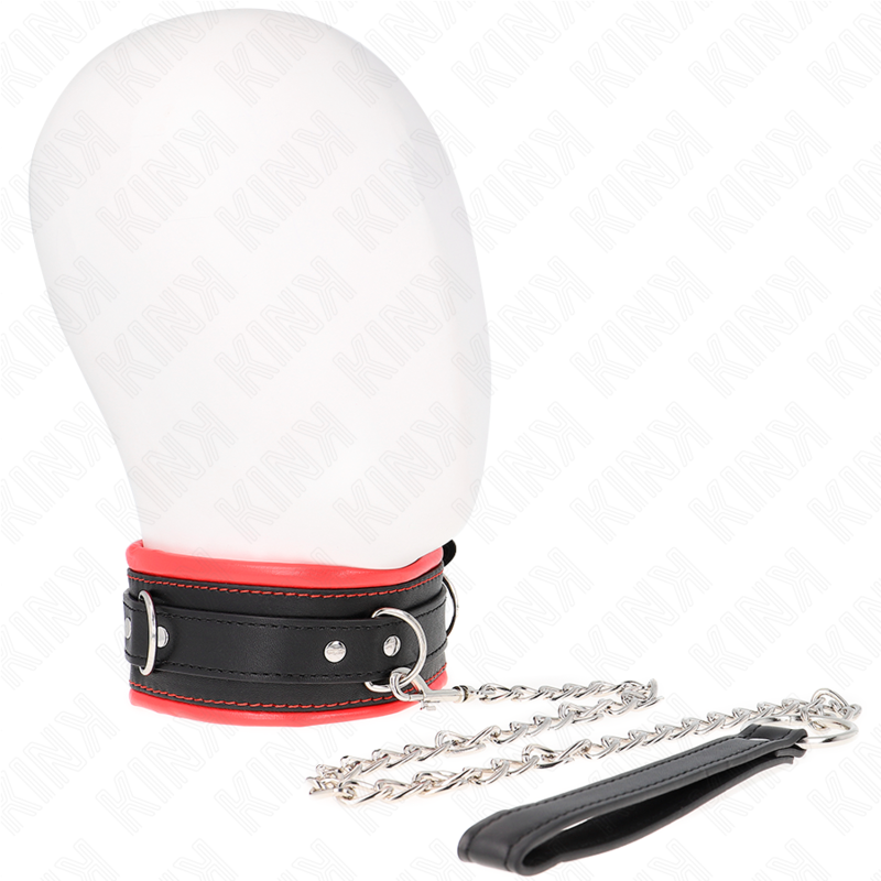 KINK - ZWARE KETTING MET RIEM 65 CM MODEL 3 VERSTELBAAR 36.5-50 CM