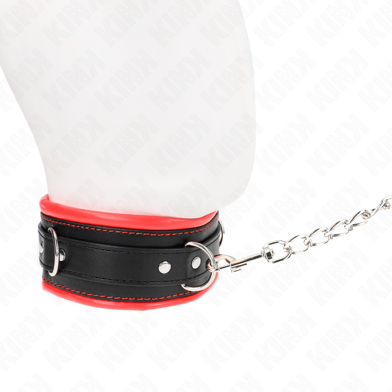 KINK - ZWARE KETTING MET RIEM 65 CM MODEL 3 VERSTELBAAR 36.5-50 CM