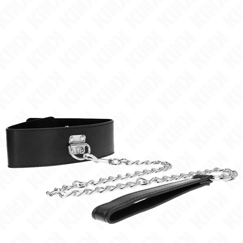 KINK - BASISMODEL HALSBAND MET RIEM 65 CM MODEL 0