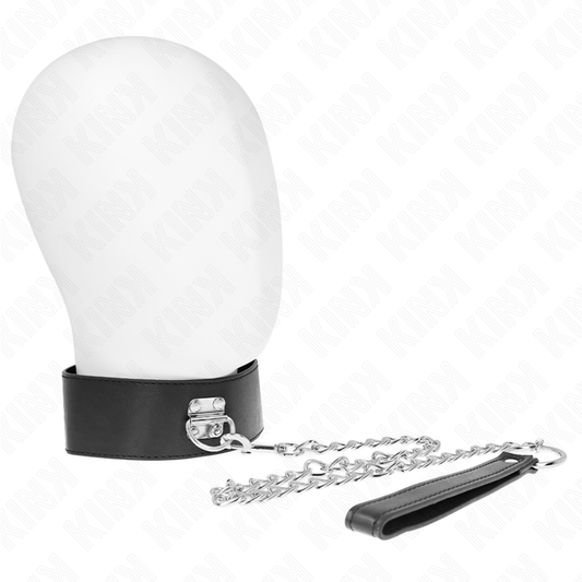 KINK - BASISMODEL HALSBAND MET RIEM 65 CM MODEL 0