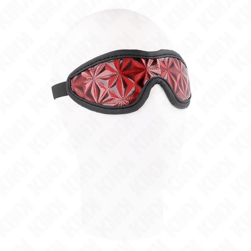 KINK - HOOFDBAND MET ROOD RUITPATROON 20,5 x 6 CM
