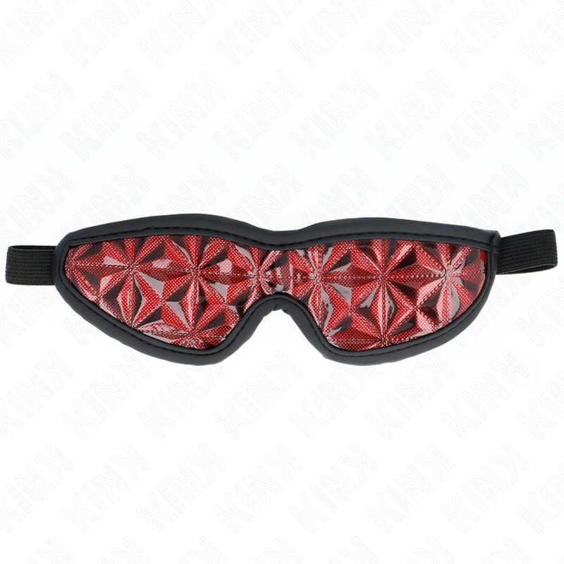 KINK - HOOFDBAND MET ROOD RUITPATROON 20,5 x 6 CM