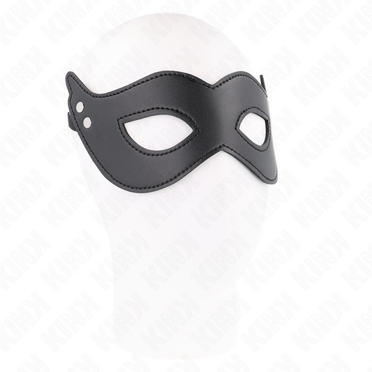 KINK - KUNSTLEDEREN MASKER MET KlinkNAGELS MODEL 1 26 x 8 CM