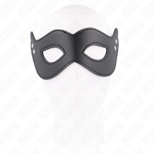 KINK - KUNSTLEDEREN MASKER MET KlinkNAGELS MODEL 1 26 x 8 CM