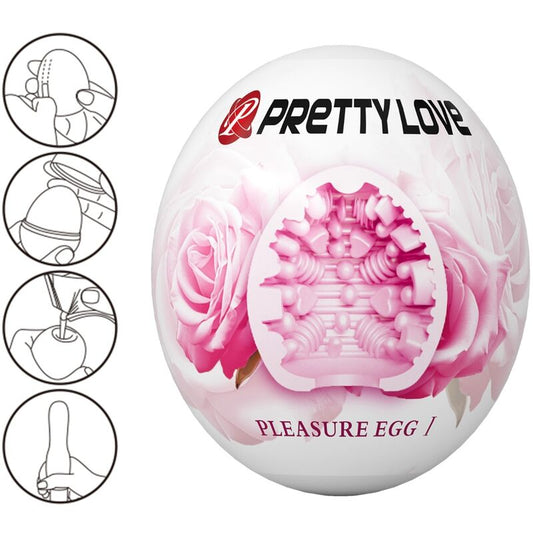 PRETTY LOVE - MANNELIJKE MASTURBATOR EI ROZE