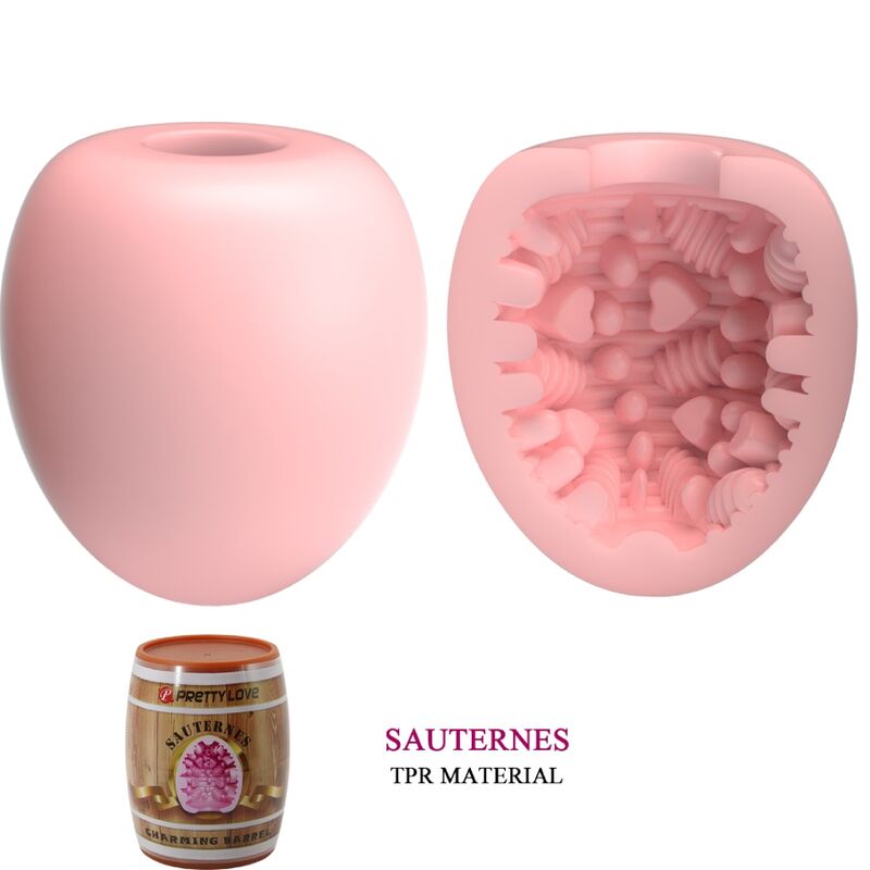 PRETTY LOVE - MANNELIJKE MASTURBATOR EGG ROZE MODEL 2