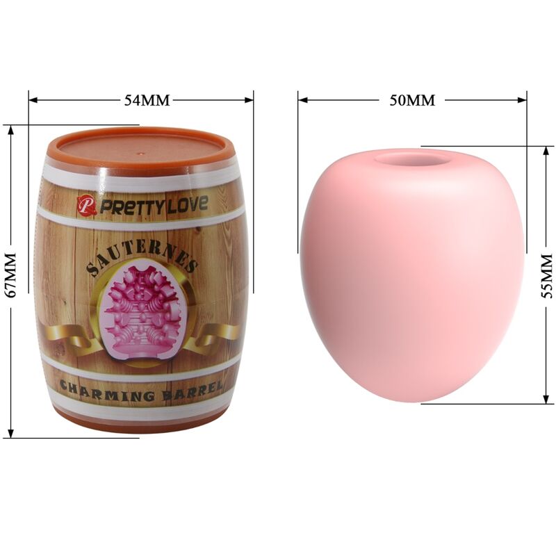 PRETTY LOVE - MANNELIJKE MASTURBATOR EGG ROZE MODEL 2