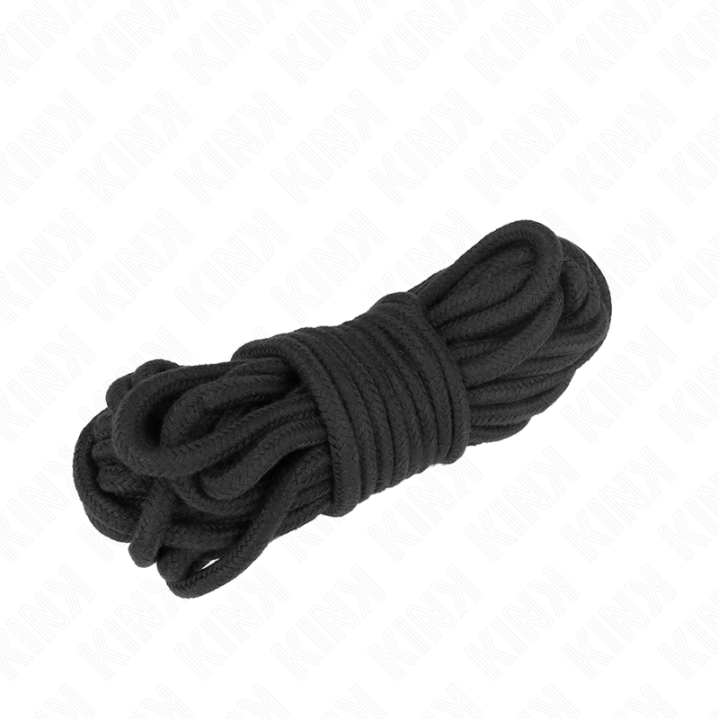 KINK - KATOENEN TOUW 5 METER ZWART