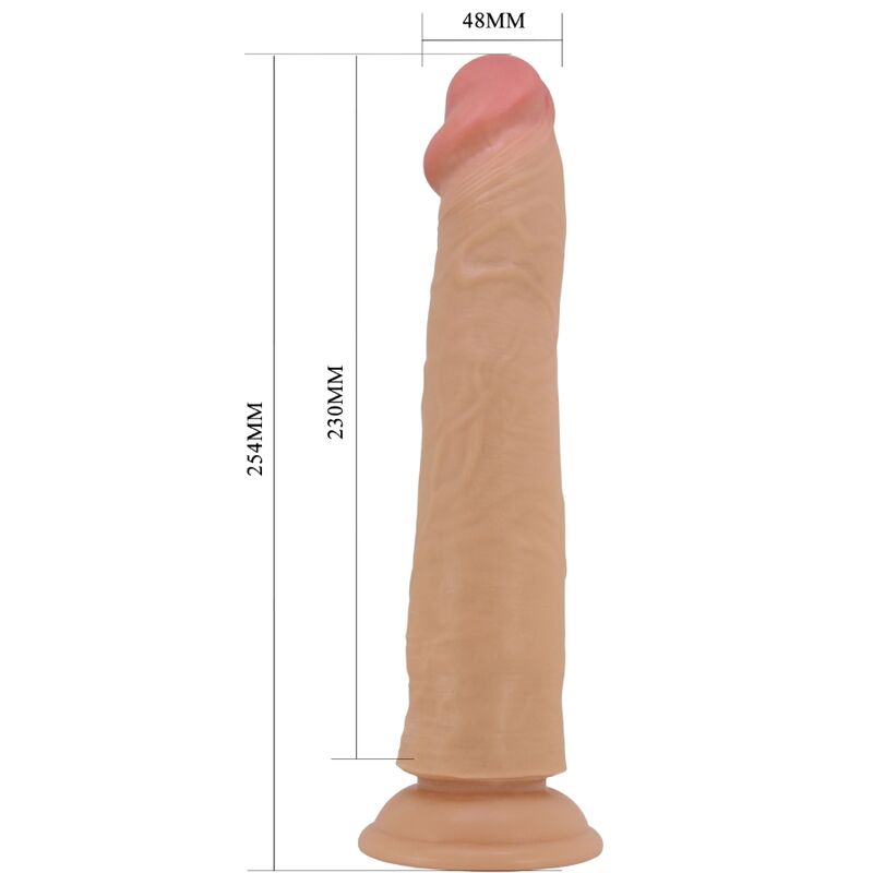 PRETTY LOVE - SHARIFE REALISTISCHE DILDO 25 CM HUIDSKLEURIG