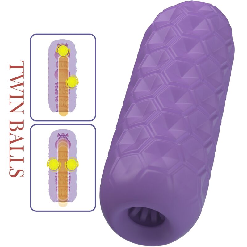 PRETTY LOVE - TWIN BALLS MALE MASTURBATOR PAARS