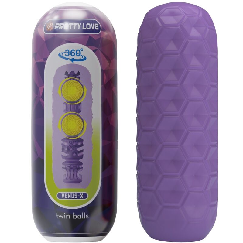 PRETTY LOVE - TWIN BALLS MALE MASTURBATOR PAARS