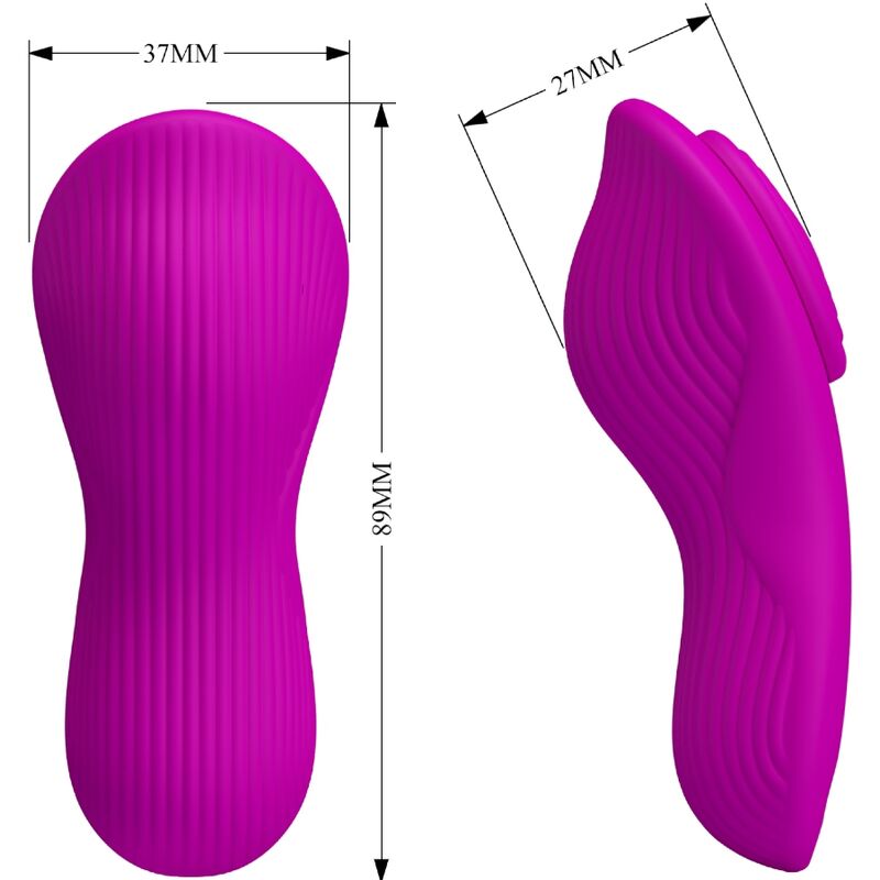 PRETTY LOVE - ROMARIO OPLEGBARE CLITORISSTIMULATOR AFSTANDSBEDIENING ROZE