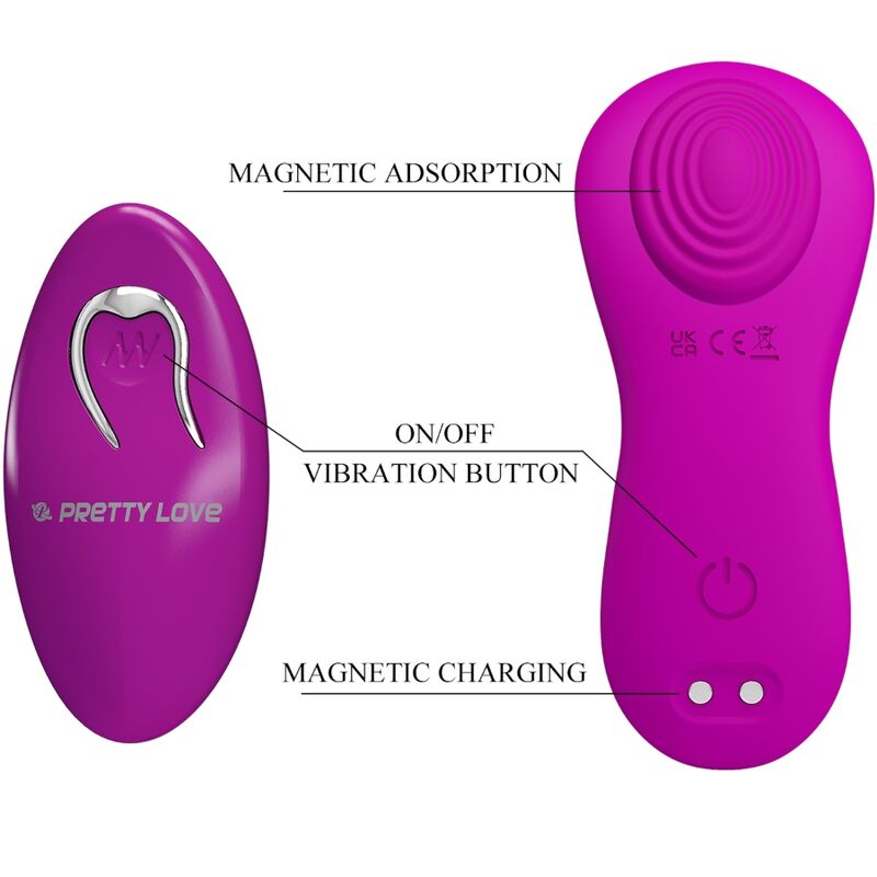 PRETTY LOVE - ROMARIO OPLEGBARE CLITORISSTIMULATOR AFSTANDSBEDIENING ROZE