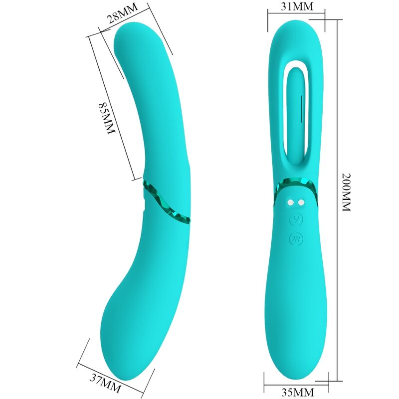 ROMANCE - LEXIE G-SPOT VIBRATOR 7 TRILLINGEN BLAUW