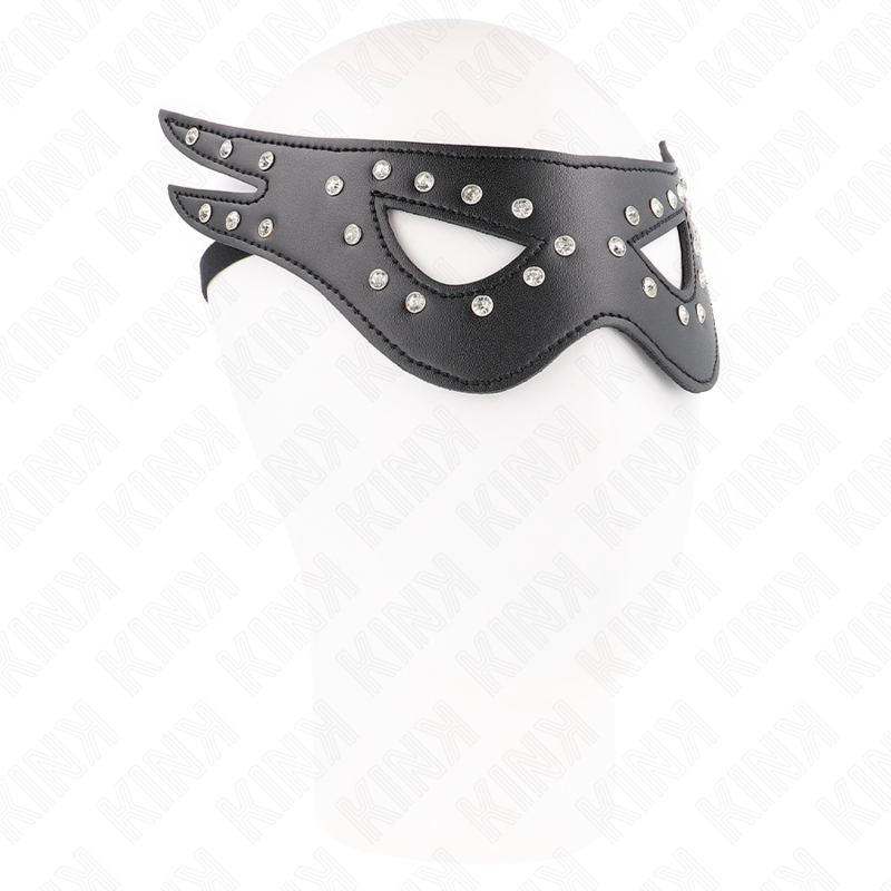 KINK - SEXY KUNSTLEDEREN MASKER MODEL 2 27 x 13 CM