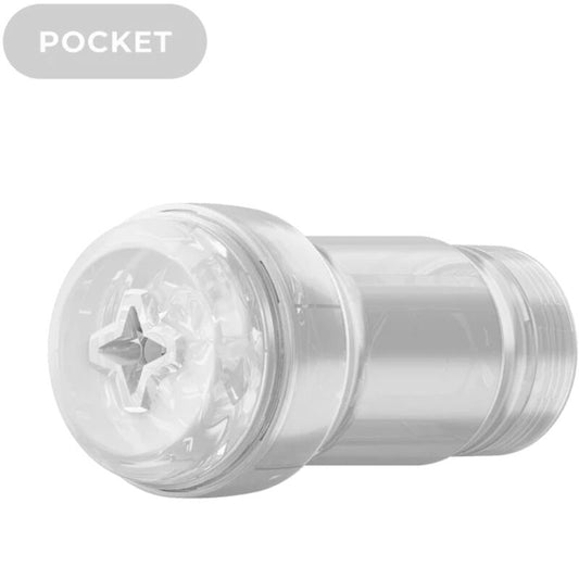 KIIROO - FEEL POCKET STROKER CRYSTAL BY KIIROO TRANSPARANT