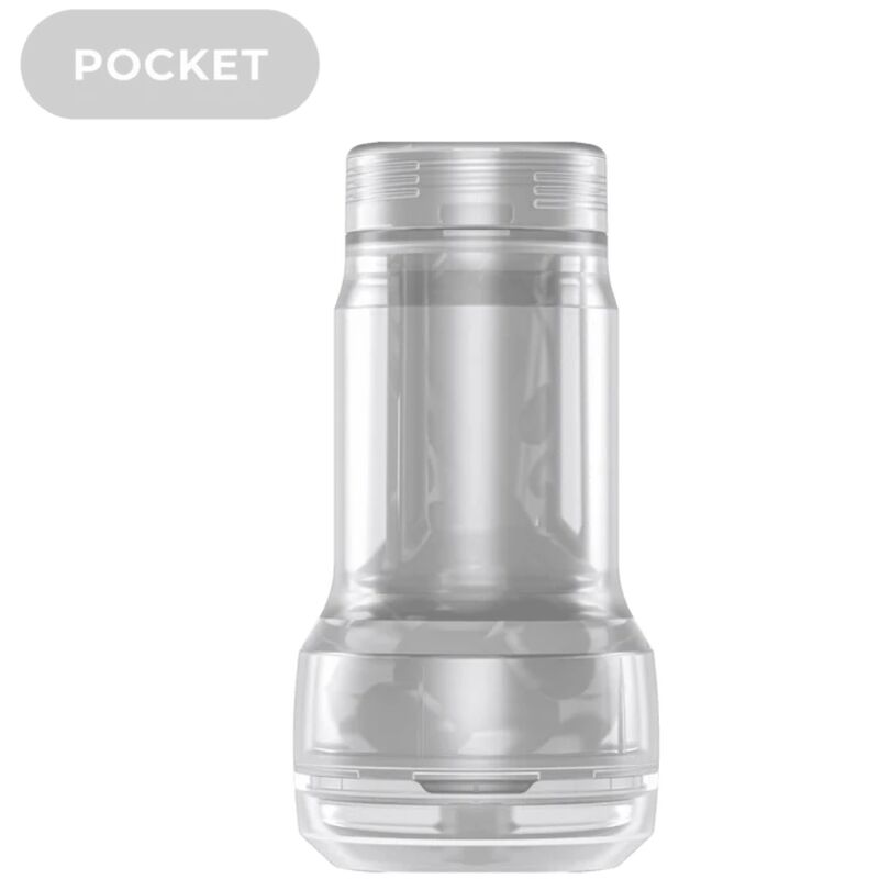 KIIROO - FEEL POCKET STROKER CRYSTAL BY KIIROO TRANSPARANT