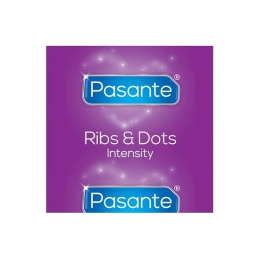 PASANTE - GERIBBELDE & GENOPPERDE INTENSITEIT CONDOMS 144 STUKS