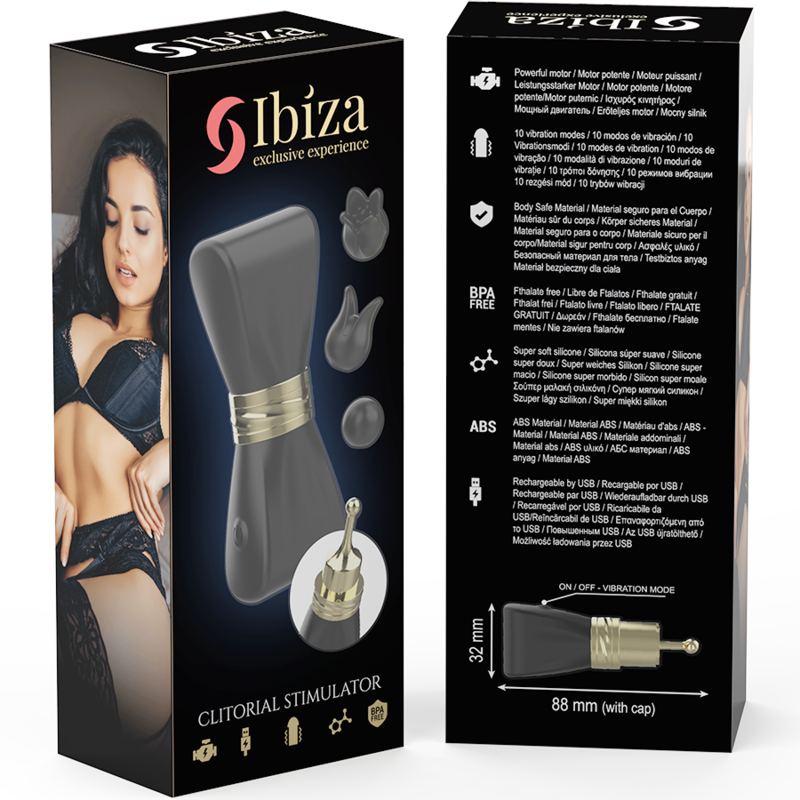 IBIZA - CLITORISSTIMULATOR 3 KOPPEN BOOG