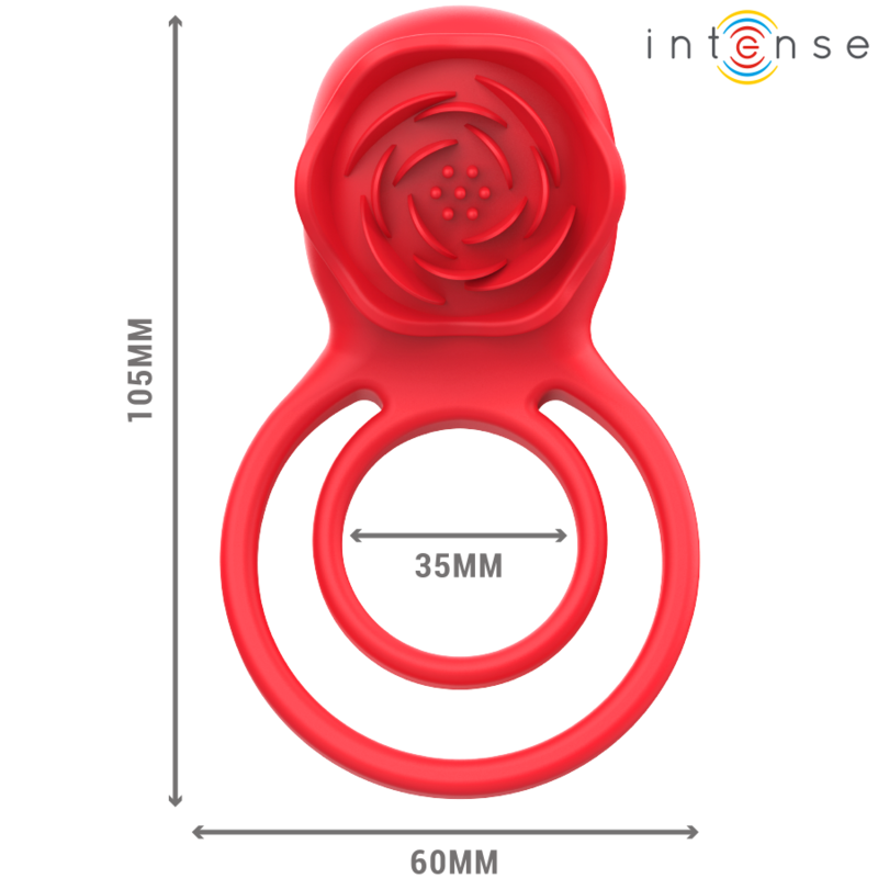 INTENSE - GAIL STIMULATOR ROZE 10 TRILLINGEN RODE AFSTANDSBEDIENING