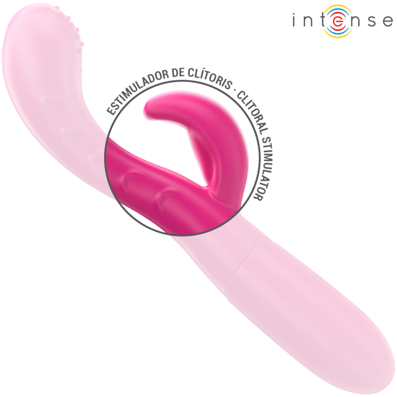 INTENSE - AMARA VIBRATOR MET STIMULERENDE TONGE 10 TRILLINGEN ROZE