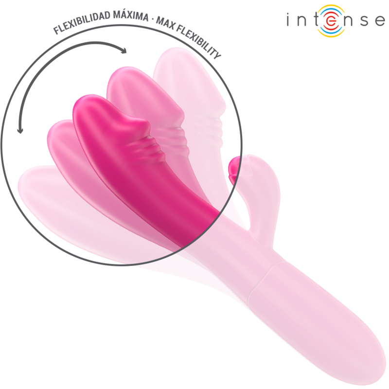 INTENSE - IVY FLEXIBELE VIBRATOR 10 TRILLINGEN MET STIMULERENDE TONG ROZE