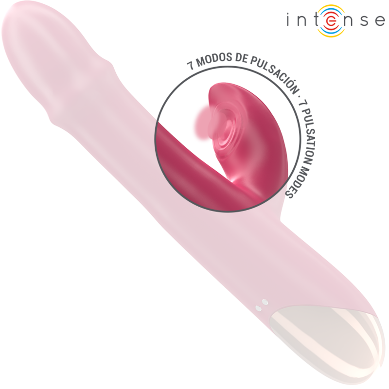 INTENSE - CHLOE MULTIFUNCTIONELE VIBRATOR 3 IN 1 ROOD