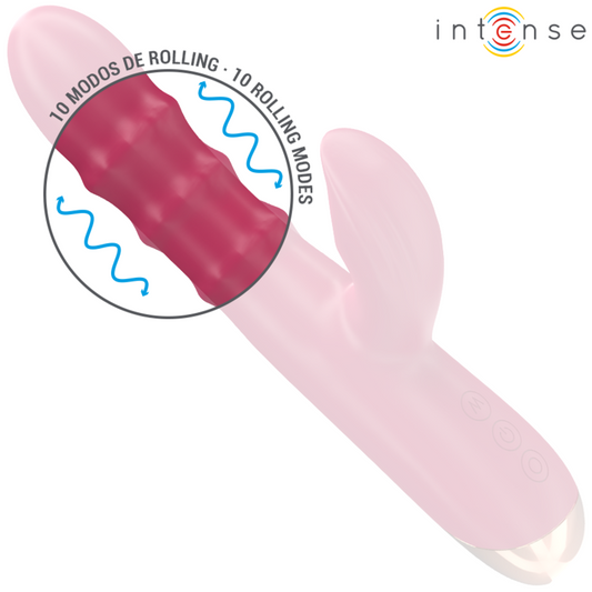 INTENSE - CHLOE MULTIFUNCTIONELE VIBRATOR 3 IN 1 ROOD